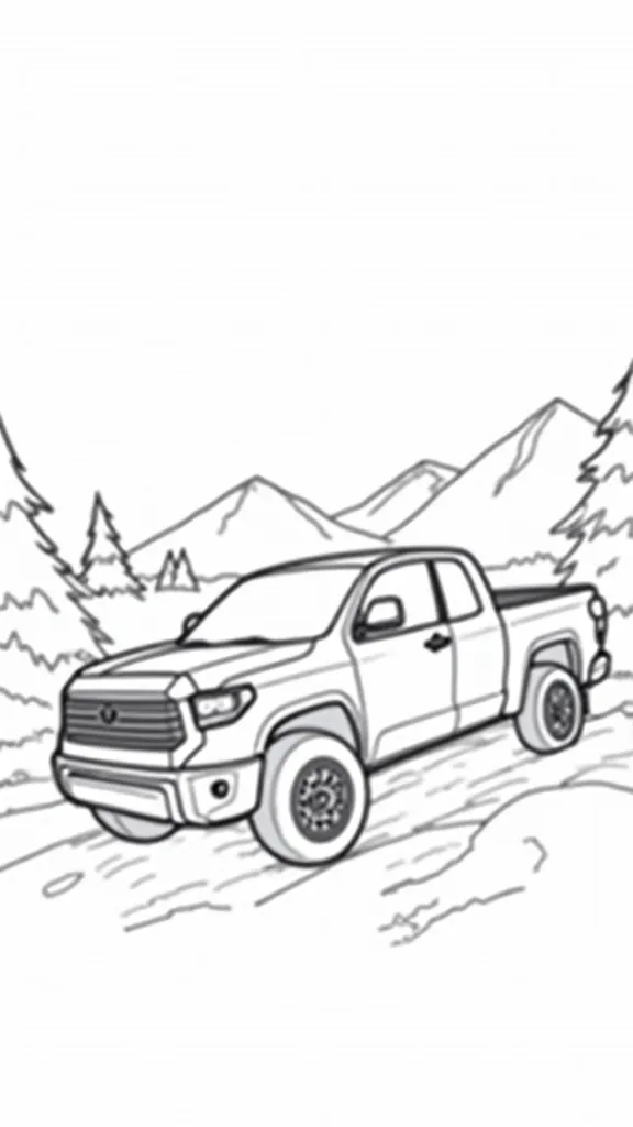 coloriages Toyota Tundra